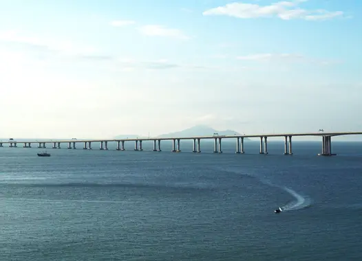 Bridge across the sea